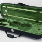 New Violin 4/4 Full Size Oblong Case Lightweight with Hygrometer Black/Blue