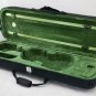 New Violin 4/4 Full Size Oblong Case Lightweight with Hygrometer Black/Blue