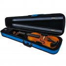 *GREAT GIFT* SKY Lightweight 4/4 Violin Case/Backpack/ Pocket Blue/Black Trims
