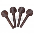 Rosewood Violin Pegs 4/4 Size Fiddle Violin Parts New High Quality (#6)