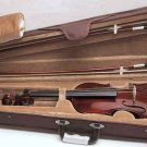 New 4/4 Violin w 2 Brazilwood bows (brn)