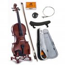 New WOODEN Student Violin VN101 3/4 Size w Case Bow Rosin String *GREAT GIFT*