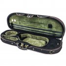 NEW Halfmoon Deluxe 4/4 Size Acoustic Violin Fiddle Case Black/Green w/ Strap