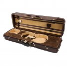 NEW Quality 4/4 Size Acoustic Violin Fiddle Case Immatation of Leather w/ Strap