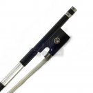 New High Quality 3/4 Size Violin Bow Satin Carbon Fiber with Double Eye Abalone