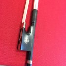 New 4/4 Violin Bow Carbon Fiber Satin Fiddle Bow Full Size Black 60 Grams