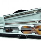 New 4/4 Full Size Violin w Rosin, Light Weight Black Case+Extra Bow Top Quality!
