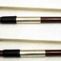 New 3/4 Solid Wood Violin w Case (blk), 2 Brazilwood Bows & Rosin
