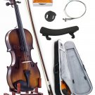 NEW Solid Maple Spruce Fiddle Violin 1/4 Size w Case Bow Rosin String VN201
