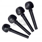 Ebony Violin Tuning Pegs 4/4 Size New High Quality Fiddle Violin Parts (#8)
