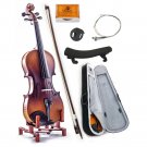 Premium Solid Wood 3/4 Violin w Case Bow Rosin String **GIFT SET** SKYVN102