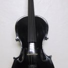 New Black Student 4/4 Violin Kit w Two Brazilwood Bows!