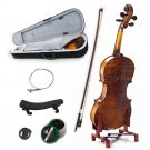 NEW Solid Wood Intermediate Plus 4/4 Violin VN302 w Case Bow Rosin String