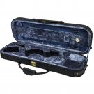 Violin Oblong Case Lightweight with Hygrometer Black/Deep Blue