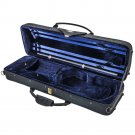 *GREAT GIF* SKY Deluxe Oblong 4/4 Violin Case (Blue)+Extras **CLEARANCE**