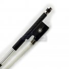 New High Quality 4/4 Size Violin Bow w/ Gold Inlay Cupronickel Parts Double Eye