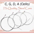 New Paititi Cello String Set 4/4 Size Cello German Made Steel Core Ball End
