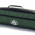 C Flute Case COVER w Side Pocket, Handle, Shoulder Strap. Army Green