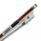 New High Quliaty 4/4 Violin Bow Brazilwood Mongolian Horsehair with Silver Wrap