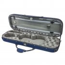 SKY Lightweight(4-5lb) 4/4 Violin Case Oblong/Rectangular, Blue/Grey