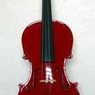 New Red Student 4/4 Violin Kit w Two Brazilwood Bows!!