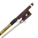 New High Quliaty 4/4 Full Size Violin Bow AA Grade SnakeWood Abalone Gold Wrap