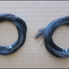 Bow Hair - Black Horsehair (2 Hanks) for Violin, Viola, Cello