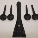 Classic Ebony Cello Parts - 4 Pegs and Tailpiece