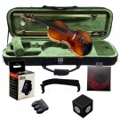 Paititi 4/4 Size Ebony Fitted Violin Outfit w Case Bow String Tuner Mute Rosin