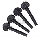 Ebony Violin Tuning Pegs 4/4 Size Fiddle Violin Parts New High Quality (#11)
