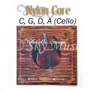 Top Quality Paititi Cello String Set 4/4 Cello German Made Nylon Core Ball End