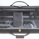 Classic 1/2 Violin Oblong Case. Black. Lightweight