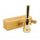 New Paititi Trumpet Mouthpiece for Bach 5C Size Gold Plated Rich Tone Hi Quality