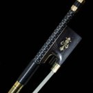 Violin Bow 4/4 Size Carbon Fiber Fleur De Lis Frog Horse Hair Top Quality New
