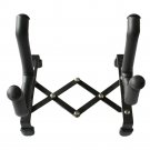 SKY Metal Violin Viola Stand Lightweight and Foldable Black