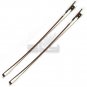 High Quality Two (2) New 1/8 Size Violin Bow Brazil wood Free US Shipping