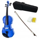 SKY 4/4 Full Size Solid Wood Color Violin Beautiful Purfling with Brazilwood Bow