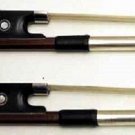 TWO New 3/4 Violin Bows. Brazilwood Stick/Ebony Frog.