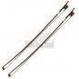 High Quality Two (2) New 1/32 Size Violin Bow Brazil wood Free US Shipping