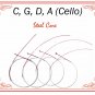 New Paititi Cello String Set 4/4 Size Cello Premium Quality Steel Core Ball End
