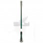 New High Quality 4/4 Full Size Violin Bow Carbon Fiber Double Eye Abalone-Green