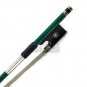 New High Quality 4/4 Full Size Violin Bow Carbon Fiber Double Eye Abalone-Green