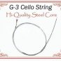 New Paititi G Ball End Cello String 4/4 Full Size Cello German Made Steel Core