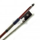 New High Quality 4/4 Size Violin Bow Brazilwood Fully-Line Abalone Plastic Wrap