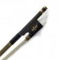 New 4/4 Violin Bow w/ Satin Pattern Carbon Fiber Brass Parts Fleur De Lys-Light
