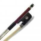 New High Quality 14" Viola Bow Brazilwood Fully-Line Frog Abalone Silver Wrap