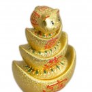 **Holiday Gift Special**cky Gold Pig with Gold Yuanbao Piggy Bank Coin Bank