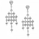 DIAMOND EARRINGS 4 1/3 CARAT (CTW) IN 14K WHITE GOLD
