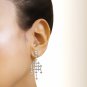 DIAMOND EARRINGS 4 1/3 CARAT (CTW) IN 14K WHITE GOLD