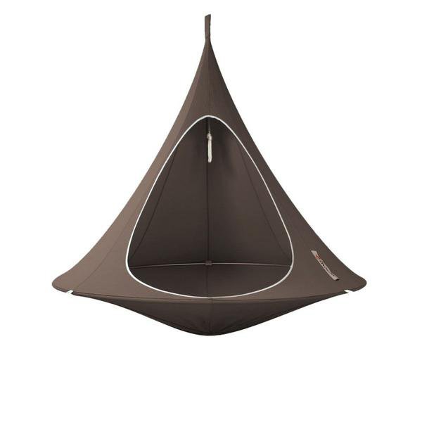 Deep Taupe CACOON DOUBLE HAMMOCK HANGING CHAIR